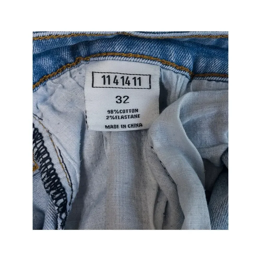 KDNK 1141411 Moto Jeans sz 32‎ distressed thrashed Y2K streetwear biker
